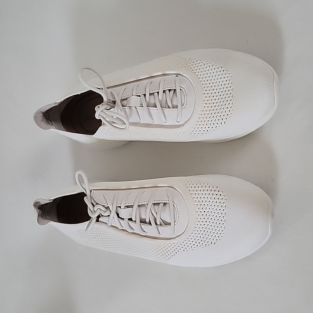 NEW Cole Haan White 3.Zerogrand Stitchlite Oxford Sneakers Size 9.5 - Picture 2 of 12
